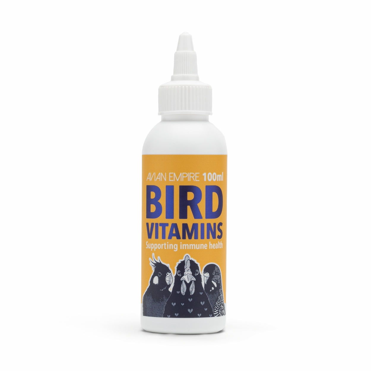 Water soluble Bird multivitamins for parrots, chickens, ducks and pigeons. 